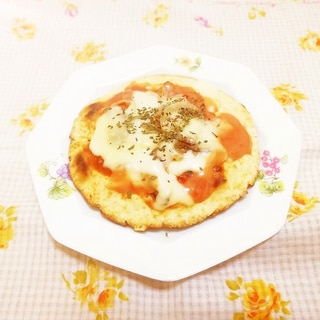 バジル＆ケチャップ風味♪玉葱の手作りヘルシーピザ